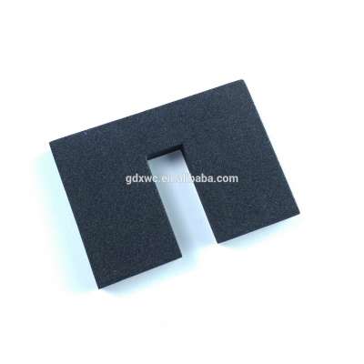 Black color custom cut eva adhesive foam block sheet